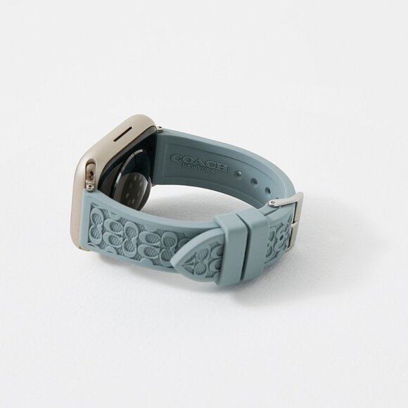 NEW Coach Apple Watch Strap Band Blue - Picture 10 of 10